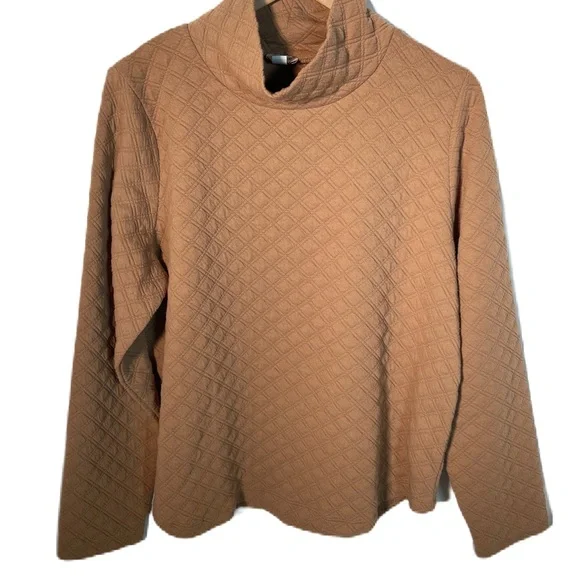 J. Crew Quilted Mockneck Pullover - Picture 4 of 5